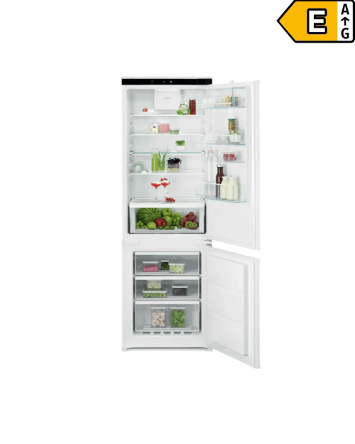 AEG 256 L, OSC7G181ES – Combină frigorifică încorporabilă Clasa E, TwinTech® Total No Frost, import Germania 🇩🇪