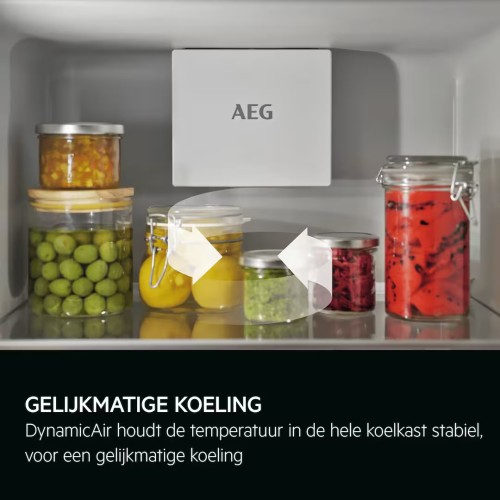 AEG 256 L, OSC7G181ES – Combină frigorifică încorporabilă Clasa E, TwinTech® Total No Frost, import Germania 🇩🇪