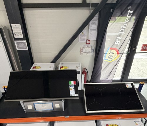AEG 77 cm TOB4IA0FXB + 90 cm GV77D91SL – Set premium plită cu inducție + hotă Clasa A+, Import Germania 🇩🇪