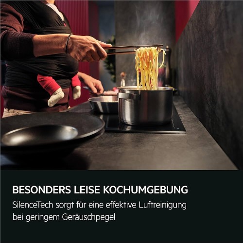 AEG 77 cm TOB4IA0FXB + 90 cm GV77D91SL – Set premium plită cu inducție + hotă Clasa A+, Import Germania 🇩🇪