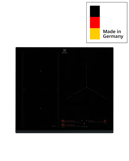 Electrolux EIS62356 – Plită cu inducție 60 cm, SenseBoil®, Hob2Hood®, fabricată în Germania 🇩🇪