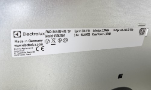 Electrolux EIS62356 – Plită cu inducție 60 cm, SenseBoil®, Hob2Hood®, fabricată în Germania 🇩🇪