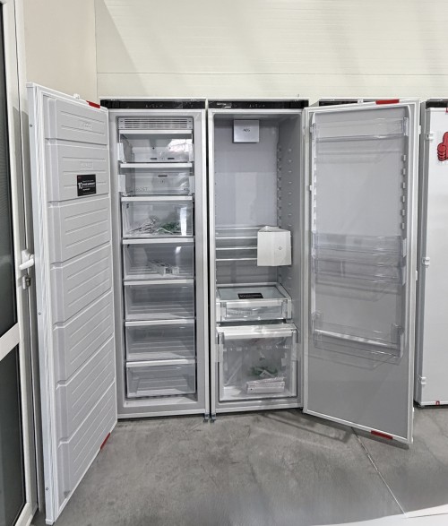 AEG 522L (310L + 212L), TK6DS18XES + TB7NA181ES – Set frigider + congelator încorporabil Clasa E, No Frost, import Germania 🇩🇪