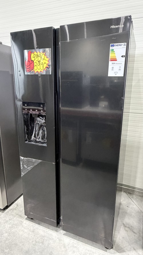 Hisense 566L, RSIM535AFE – Frigider Side by Side Clasa E, dozator apă și gheață, No Frost, import Germania 🇩🇪