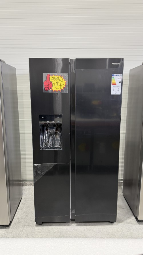 Hisense 566L, RSIM535AFE – Frigider Side by Side Clasa E, dozator apă și gheață, No Frost, import Germania 🇩🇪