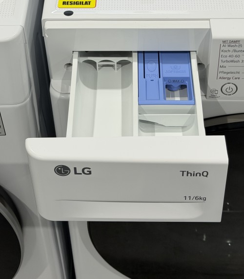 LG 11/6 KG W4WR70E6Y – Mașină de spălat cu uscător, Clasa A/D, AI Wash, ThinQ Wi-Fi, import Germania 🇩🇪