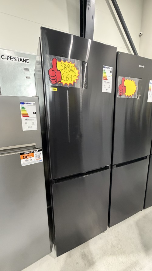 Hanseatic 334L HKGKB18560ANFBI – Combină frigorifică, Clasa A, No Frost, Metal Cooling, import Germania 🇩🇪