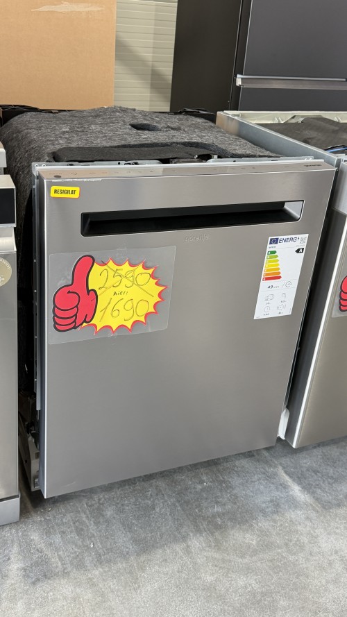 Gorenje 16 seturi GU673A65X – Mașină de spălat vase încorporabilă Clasa A, ConnectLife, import Germania 🇩🇪