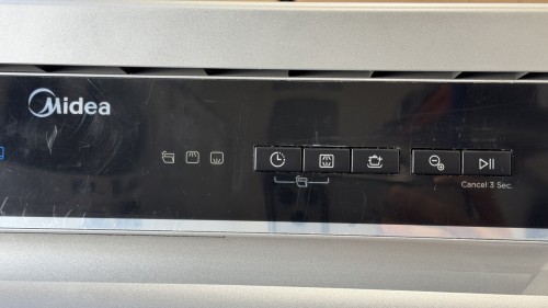 Midea 10 seturi MDWEF1034DSS-WE – Mașină de spălat vase independentă 45 cm, Clasa C, Wi-Fi, ActiveOpen Dry, import Germania 🇩🇪