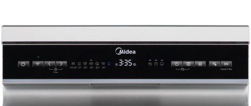 Midea 10 seturi MDWEF1034DSS-WE – Mașină de spălat vase independentă 45 cm, Clasa C, Wi-Fi, ActiveOpen Dry, import Germania 🇩🇪