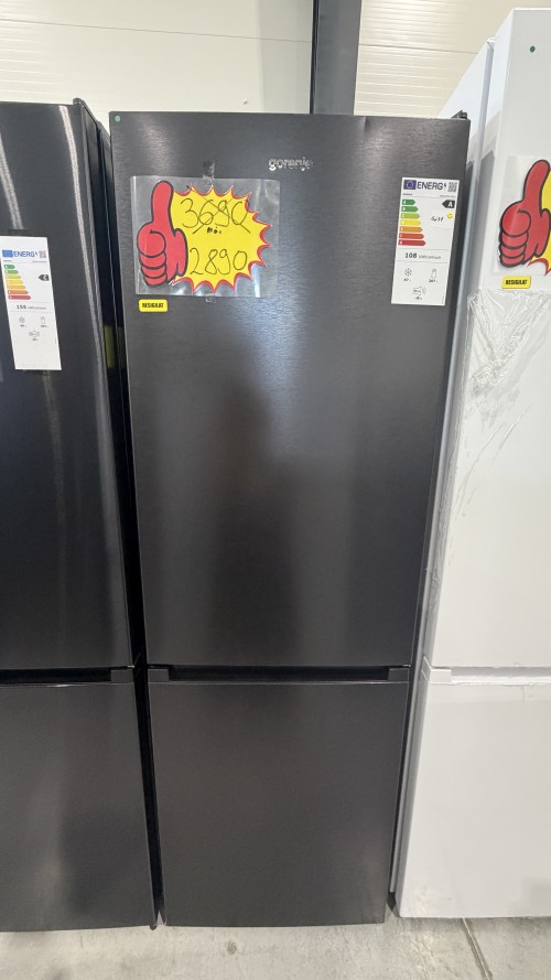 GORENJE 304 L NRK619AA1BXL4 – Combină frigorifică Clasa A, Total No Frost, Black Inox, import Germania 🇩🇪