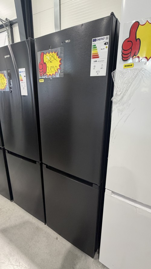 GORENJE 304 L NRK619AA1BXL4 – Combină frigorifică Clasa A, Total No Frost, Black Inox, import Germania 🇩🇪