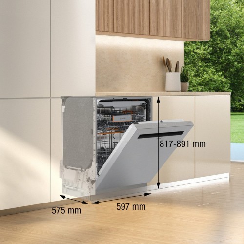 Gorenje 16 seturi GU673A65X – Mașină de spălat vase încorporabilă Clasa A, ConnectLife, import Germania 🇩🇪