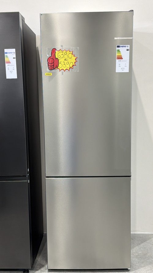 BOSCH 440 L KGN492IAF – Combină frigorifică XXL Clasa A, Total No Frost, Inox, import Germania 🇩🇪