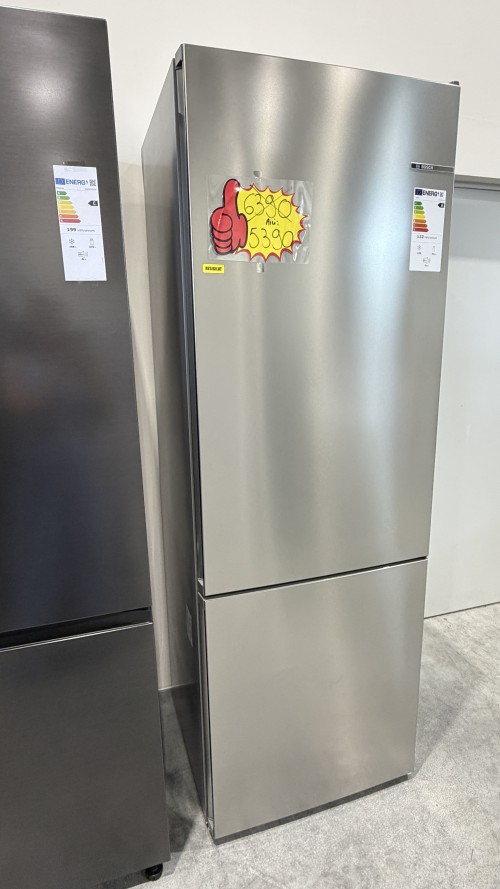 BOSCH 440 L KGN492IAF – Combină frigorifică XXL Clasa A, Total No Frost, Inox, import Germania 🇩🇪