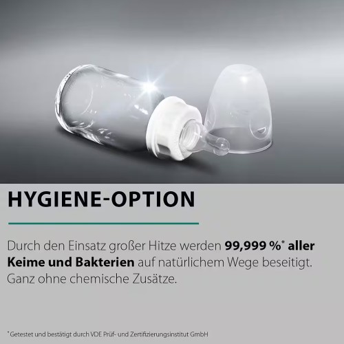 BAUKNECHT 15 seturi B7U HS51 X – Mașină de spălat vase independentă, Clasa B, NaturalDry, PowerClean Pro, import Germania 🇩🇪