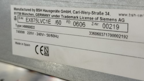 Siemens iQ700 EX875LVC1E – Plită cu inducție 80 cm, FlexInduction, 5 zone, 7.4 kW – Import Germania 🇩🇪