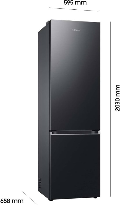 Samsung 387L RL38T607BB1 – Combină frigorifică – Clasa B – Premium Black Steel – Import Germania 🇩🇪