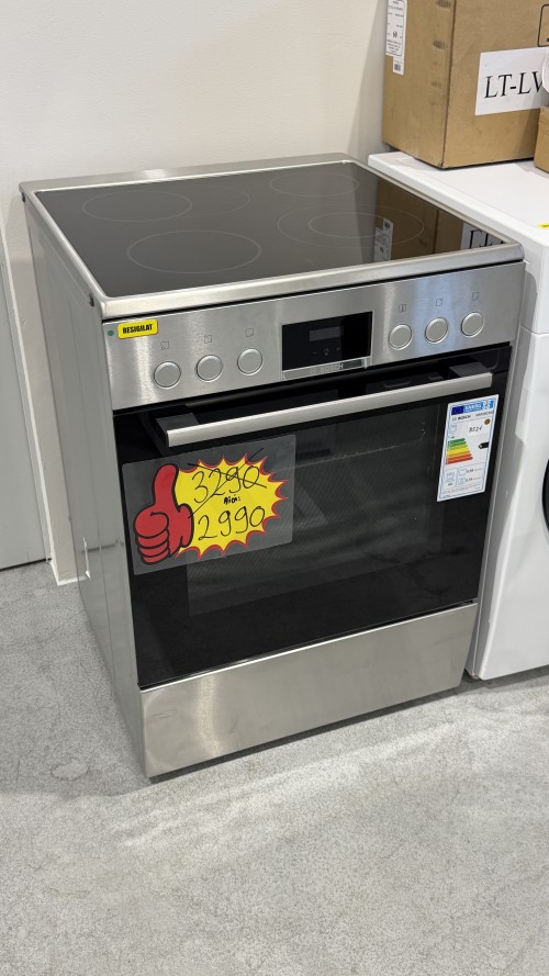 Bosch 60cm, Seria 4 HKR39C250 – Aragaz electric – Plită vitroceramică – Clasa A – Import Germania 🇩🇪