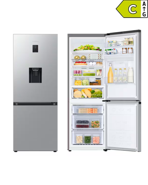Samsung 341L RL34C652CSA – Combină frigorifică – Clasa C – Dozator apă – SmartThings – Import Germania 🇩🇪
