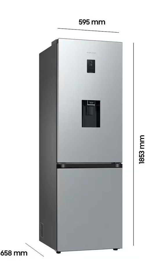 Samsung 341L RL34C652CSA – Combină frigorifică – Clasa C – Dozator apă – SmartThings – Import Germania 🇩🇪