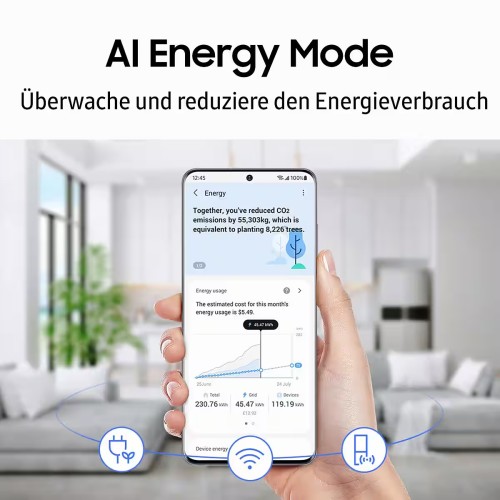 Samsung 341L RL34C652CSA – Combină frigorifică – Clasa C – Dozator apă – SmartThings – Import Germania 🇩🇪