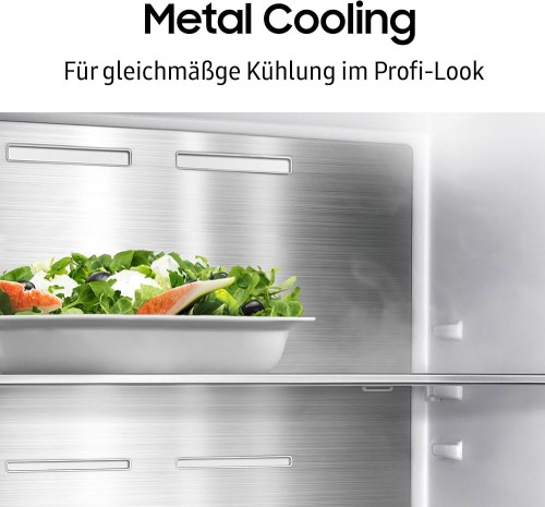 Samsung 538L RB53DG703CB1 – Combină frigorifică extra lată  Premium Black Steel – Clasa C – Import Germania 🇩🇪
