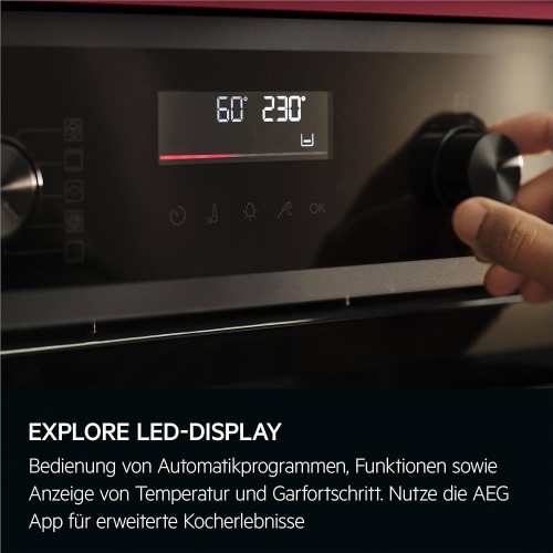 AEG 71L TS6PB50WAB – Cuptor încorporabil multifuncțional AirFry + Piroliză + Wi-Fi + A+ 🇩🇪
