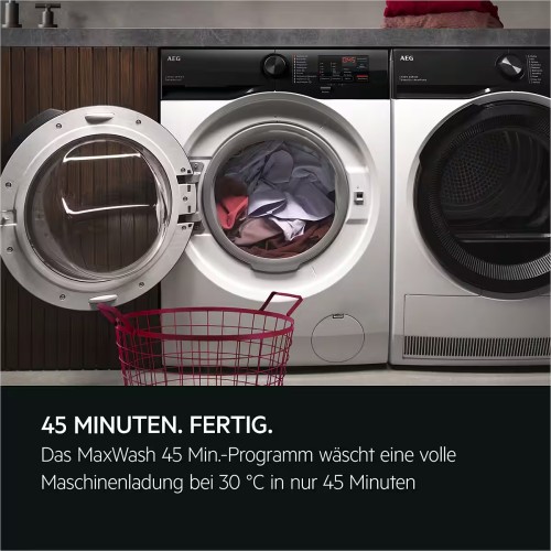 AEG 9 KG, 6000 Series MaxWash45 LR6FE49FL – Mașină de spălat rufe – Clasa A – Import Germania 🇩🇪