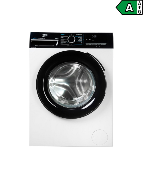 Beko 8 KG BM3WFU4841W – Mașină de spălat rufe Clasa A, SteamCure, IronFast, Import Germania 🇩🇪