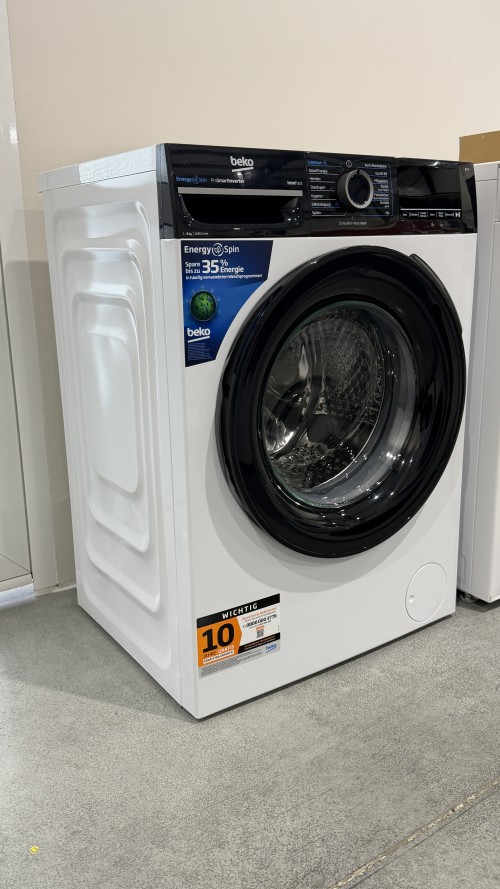 Beko 8 KG BM3WFU4841W – Mașină de spălat rufe Clasa A, SteamCure, IronFast, Import Germania 🇩🇪