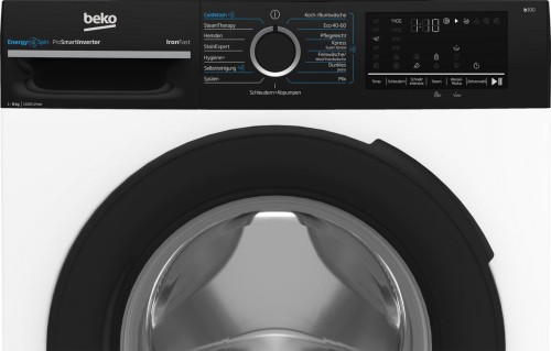 Beko 8 KG BM3WFU4841W – Mașină de spălat rufe Clasa A, SteamCure, IronFast, Import Germania 🇩🇪