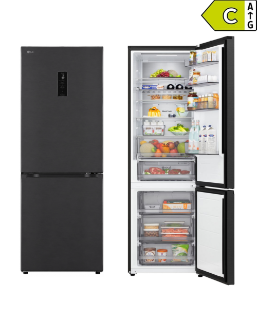 LG 375L GBBS525CEV – Combină frigorifică Clasa C, Wi-Fi ThinQ, Total No Frost, Import Germania 🇩🇪