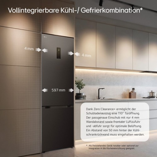 LG 375L GBBS525CEV – Combină frigorifică Clasa C, Wi-Fi ThinQ, Total No Frost, Import Germania 🇩🇪