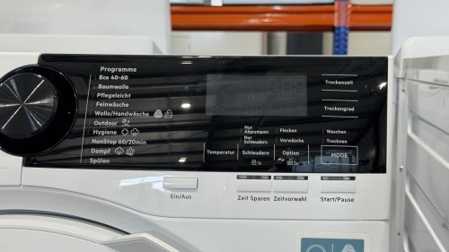 AEG 9 kg / 5 kg LWR859WT – Mașină de spălat cu uscător Clasa A/D, ProSteam, ProSense, import Germania 🇩🇪