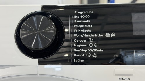 AEG 9 kg / 5 kg LWR859WT – Mașină de spălat cu uscător Clasa A/D, ProSteam, ProSense, import Germania 🇩🇪
