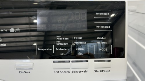 AEG 9 kg / 5 kg LWR859WT – Mașină de spălat cu uscător Clasa A/D, ProSteam, ProSense, import Germania 🇩🇪
