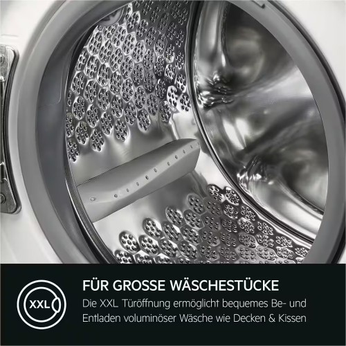 AEG 9 kg / 5 kg LWR859WT – Mașină de spălat cu uscător Clasa A/D, ProSteam, ProSense, import Germania 🇩🇪