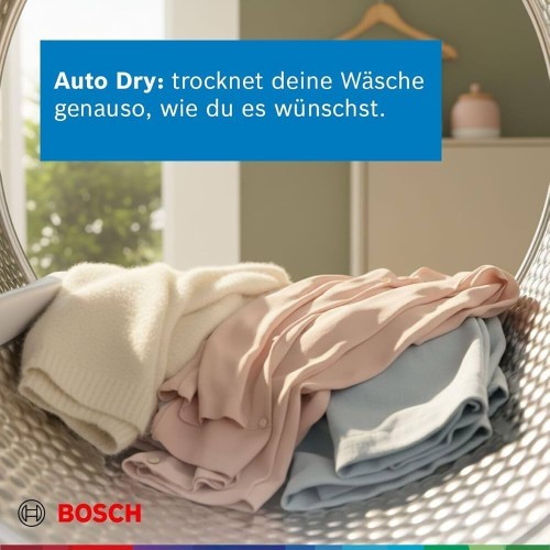 Bosch 9 kg, WQB245B40 – Uscător de rufe Clasa C, pompă de căldură, Home Connect, import Germania 🇩🇪