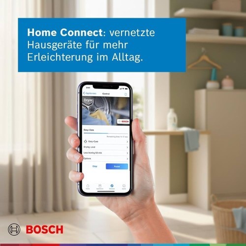 Bosch 9 kg, WQB245B40 – Uscător de rufe Clasa C, pompă de căldură, Home Connect, import Germania 🇩🇪