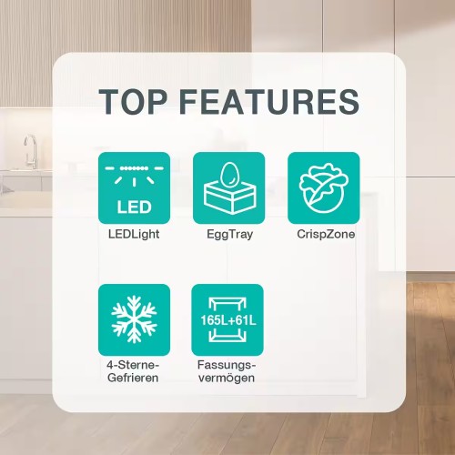Gorenje 206 L RF414EPS4 – Combină frigorifică Clasa E, independentă, import Germania 🇩🇪