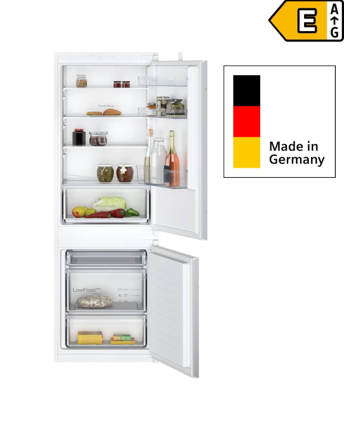 Neff 267 L, KI5861SE0 – Combină frigorifică încorporabilă Clasa E, Low Frost, Made in Germany 🇩🇪