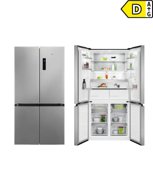 AEG 522 L, RMB952D6VU – Combină frigorifică French Door Clasa D, TwinTech, MultiSwitch+, import Germania 🇩🇪