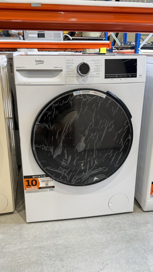 Beko 10/6 KG, BDFT4104A20C – Mașină de spălat cu uscător Clasa A/C, SteamCure, IronFinish, import Germania 🇩🇪