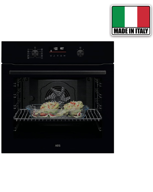 AEG 72L, NBU5P40SK – Cuptor încorporabil Clasa A++, autocurățare pirolitică, fabricat în Italia 🇮🇹
