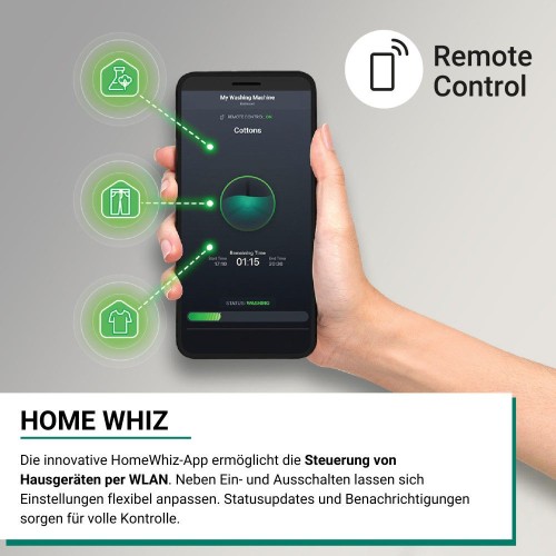 Bauknecht 8 KG, TR Super Eco 8B – Uscător de rufe Clasa B, pompă de căldură, HomeWhiz Wi-Fi, import Germania 🇩🇪