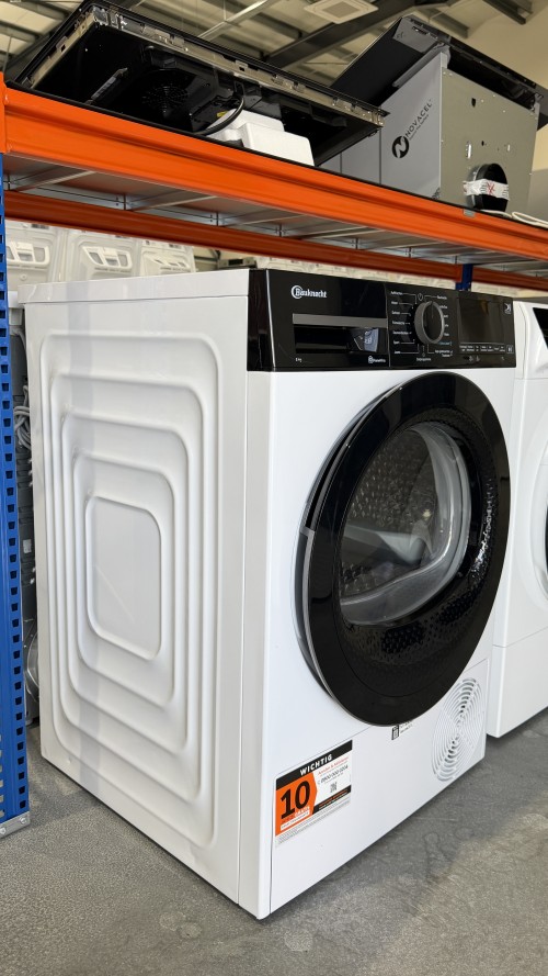 Bauknecht 8 KG, TR Super Eco 8B – Uscător de rufe Clasa B, pompă de căldură, HomeWhiz Wi-Fi, import Germania 🇩🇪