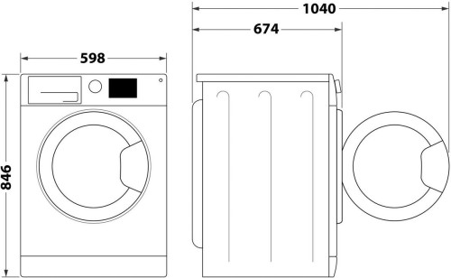 Bauknecht 8 KG, TR Super Eco 8B – Uscător de rufe Clasa B, pompă de căldură, HomeWhiz Wi-Fi, import Germania 🇩🇪