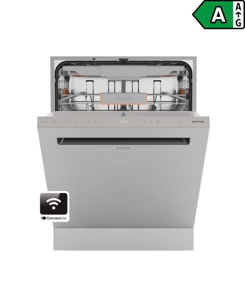 Gorenje 16 seturi GU673A65X – Mașină de spălat vase încorporabilă Clasa A, ConnectLife, import Germania 🇩🇪