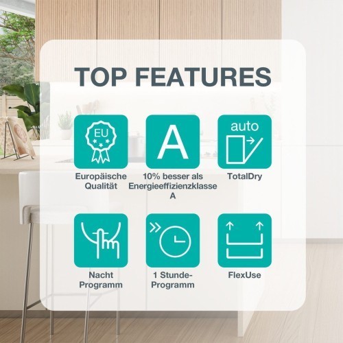 Gorenje 16 seturi GU673A65X – Mașină de spălat vase încorporabilă Clasa A, ConnectLife, import Germania 🇩🇪